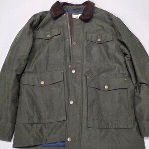 Mens Rainforest Field Jacket - Olive Green - Medium.